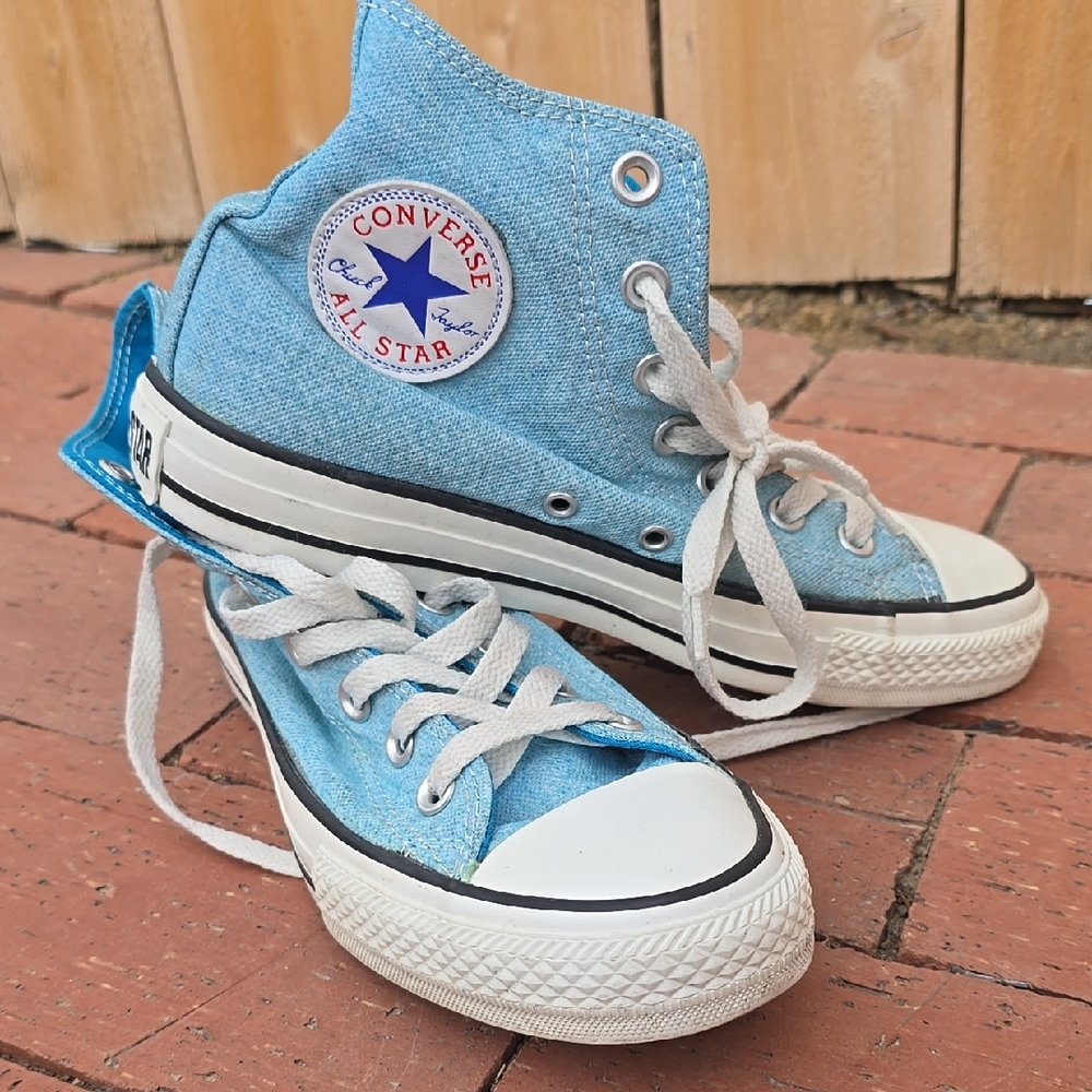 Converse Unisex Blue High-Top Sneakers